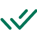 Green check icon on black background